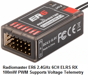 Radiomaster ER6 2.4GHz 6CH ExpressLRS ELRS RX